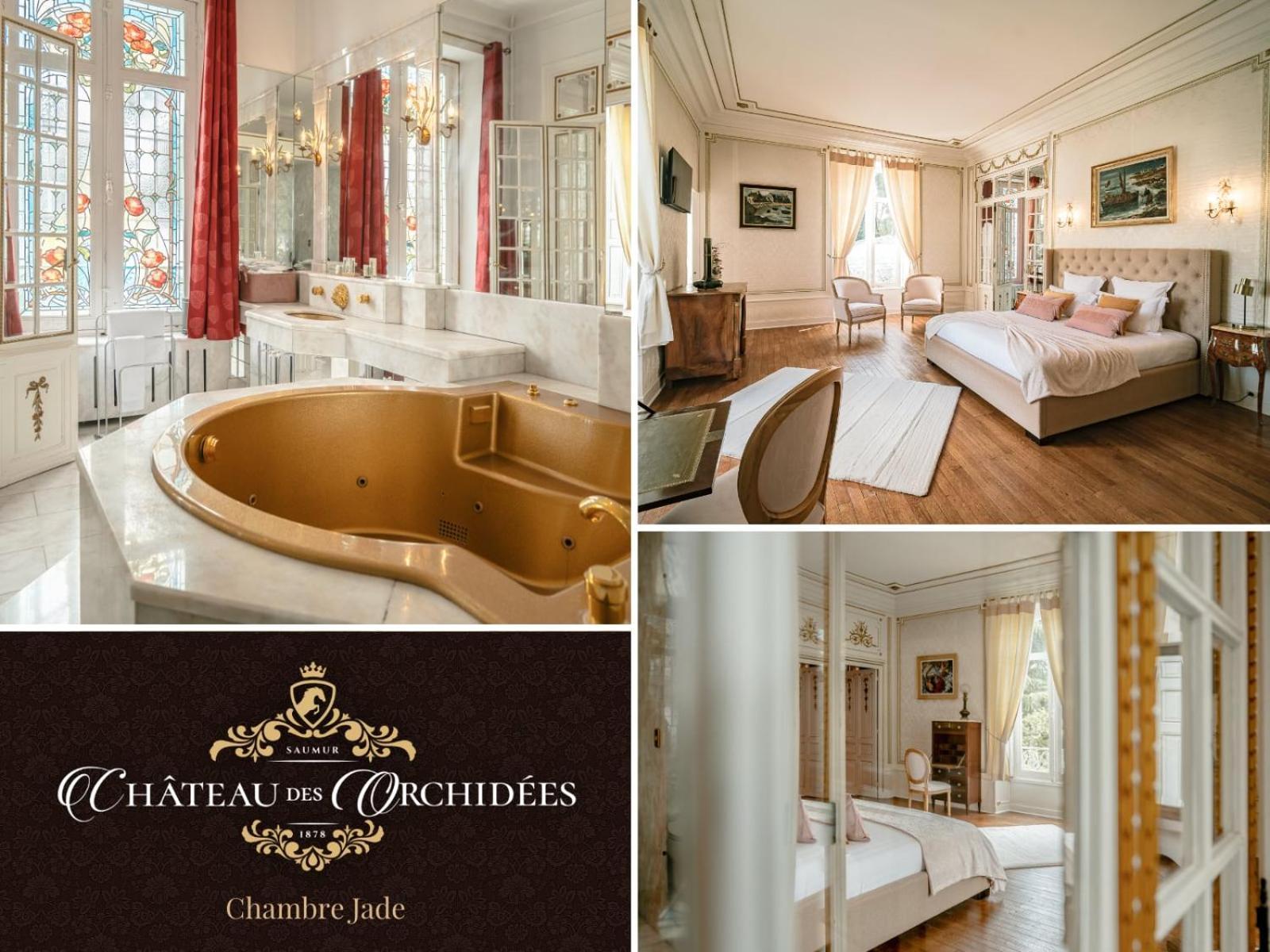 Chateau Des Orchidees En Val De Loire Saumur Buitenkant foto